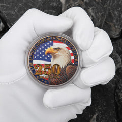 Dolihan 250th coin Lady Liberty torch detail captures craftsmanship for collectors