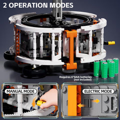 DOLIVE dual-mode spinning solar system Venus with vibrant colors aids orbit visualization.