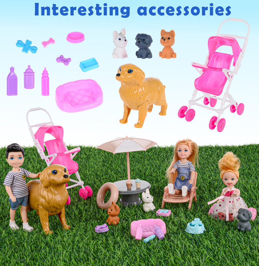 Dollbie dolls family playset son doll suitable for everyday pretend moments.