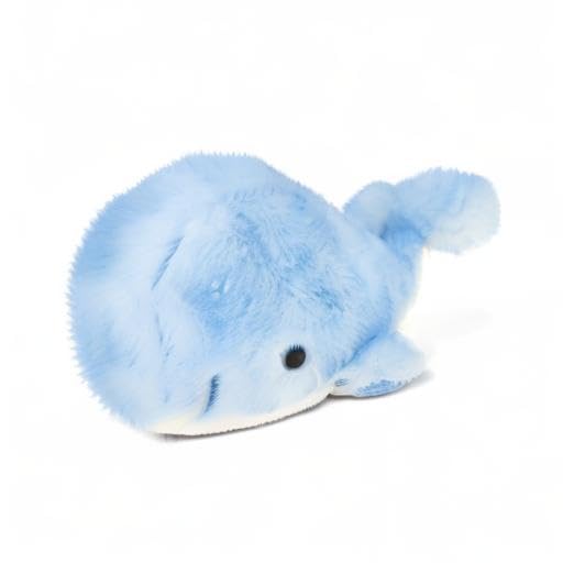 DolliBu Blue Whale travel-friendly 7-inch size for trips