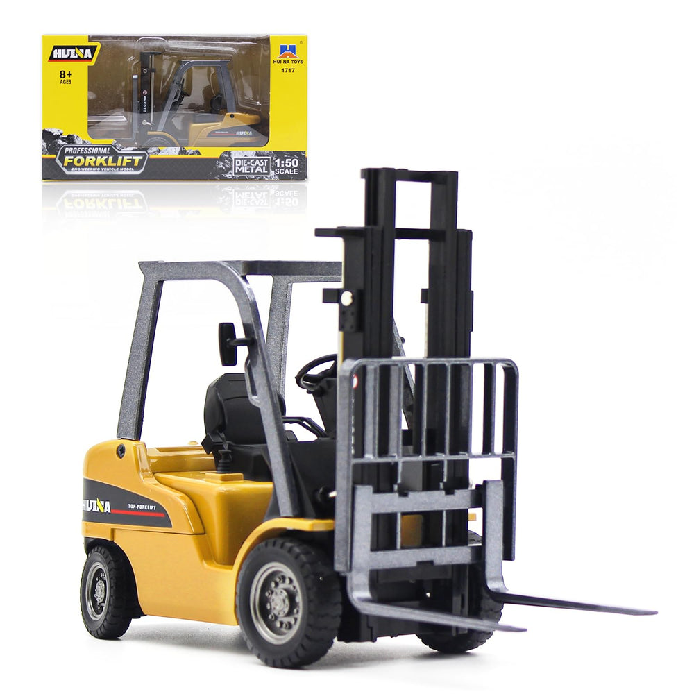 Dollox packaging-view forklift model shown with safe, sturdy packaging.