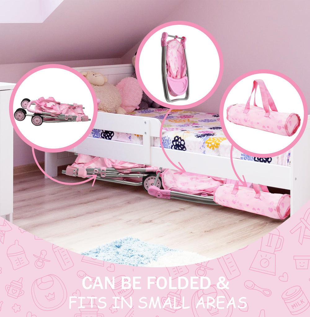 Dolls To Play foldable-storage-compact simplifies packing and storage