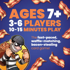 Dolphin Hat Games Awful Waffle card shown, adds excitement to family game night
