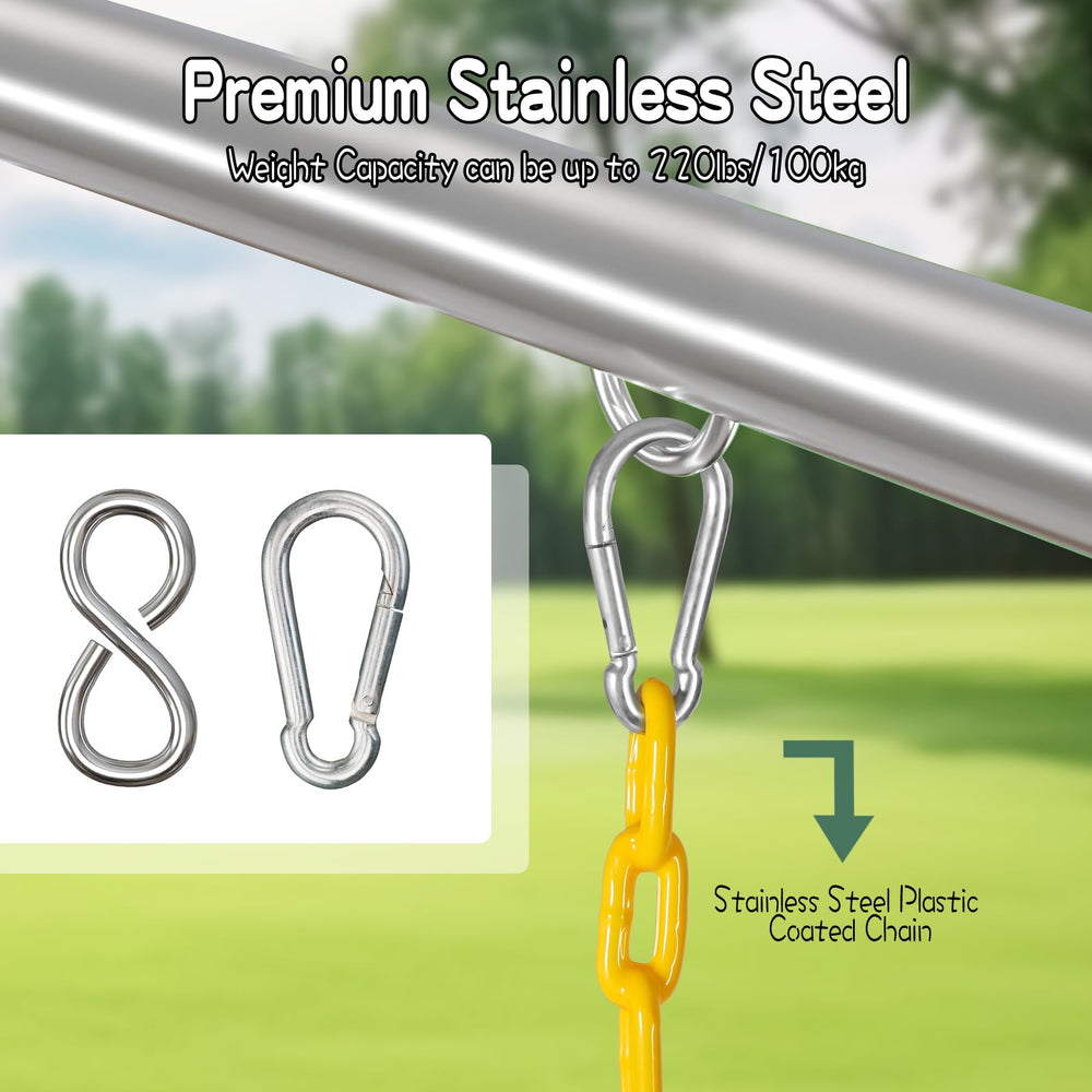Domaker tree straps included enable quick, stable outdoor mounting.