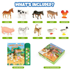 DOMNIU farm animal figure horse supports storytelling and sound association during play.