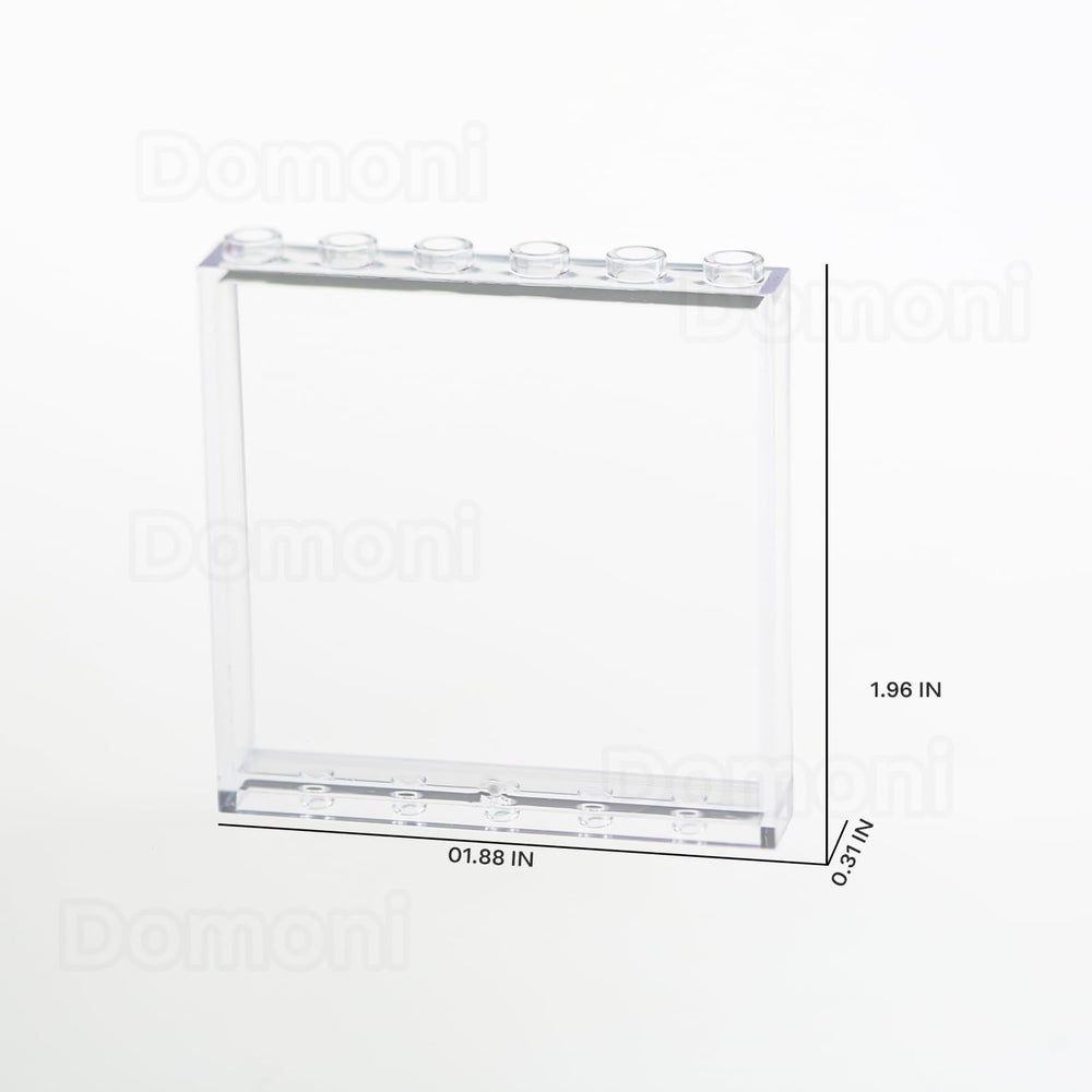 Domoni clear bricks 1x6x5 classroom-activity presents classroom-ready creativity and collaborative building