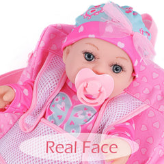DONTNO baby doll with bottle and nipple set for nurturing roleplay