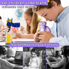 Doobuli Kids Microscope adjustable-focus helps kids lock in tiny details.