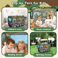 Doolmin green vehicle play area offers space for 3–4 kids to share fun.
