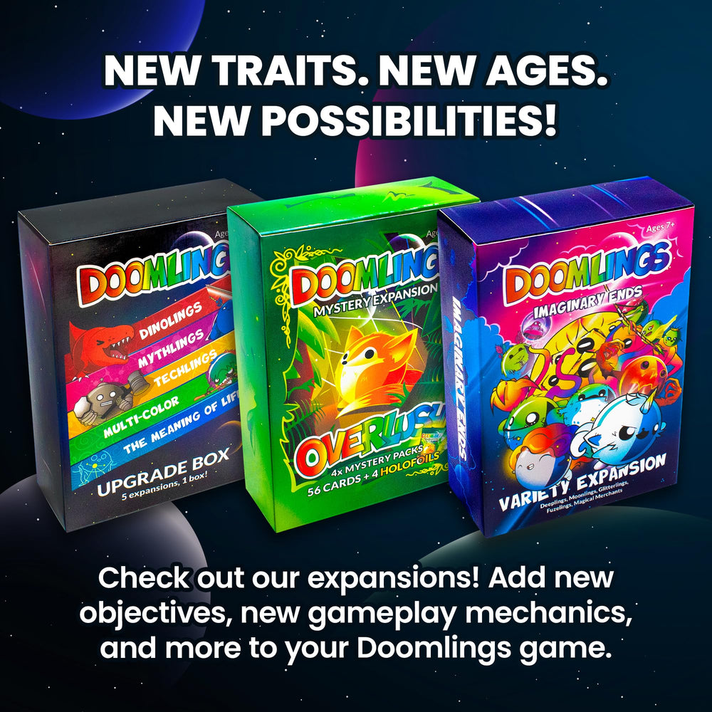 Doomlings Base Edition travel-friendly packaging for trips and commutes