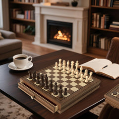 Doowroodni Staunton-style chess pieces for authentic gameplay