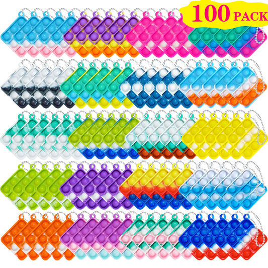 DOPWQAA mini pop bubble toys pack for party favors and kids' sensory play