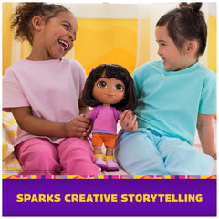 Dora Sing & Explore movable limbs enable sitting and standing play