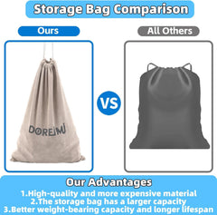 Doreimi EVA case and drawstring bag protect your domino set during travel