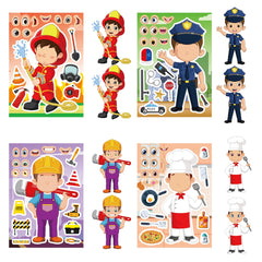 Dorgua career stickers police officer for classroom rewards and DIY projects.