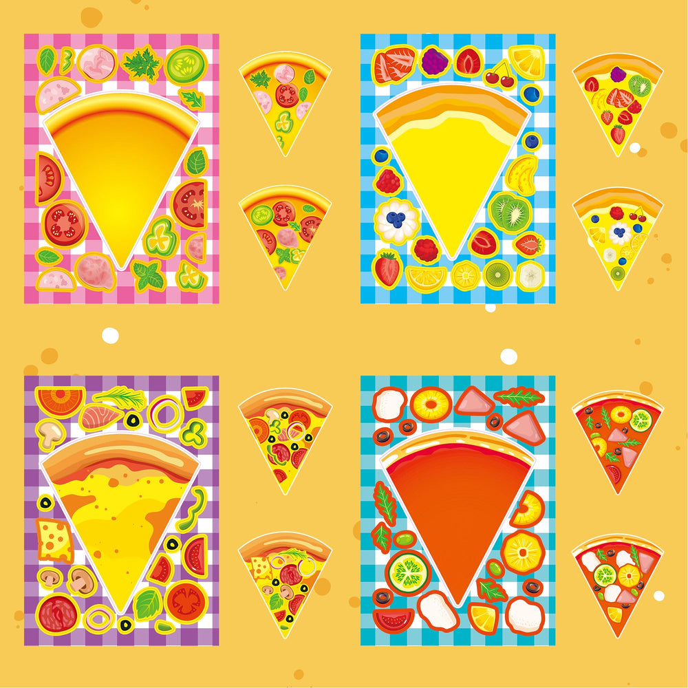 Dorgua pizza stickers large size for bold decorations