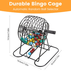 Dormercy 75 colored bingo balls for high-visibility draws