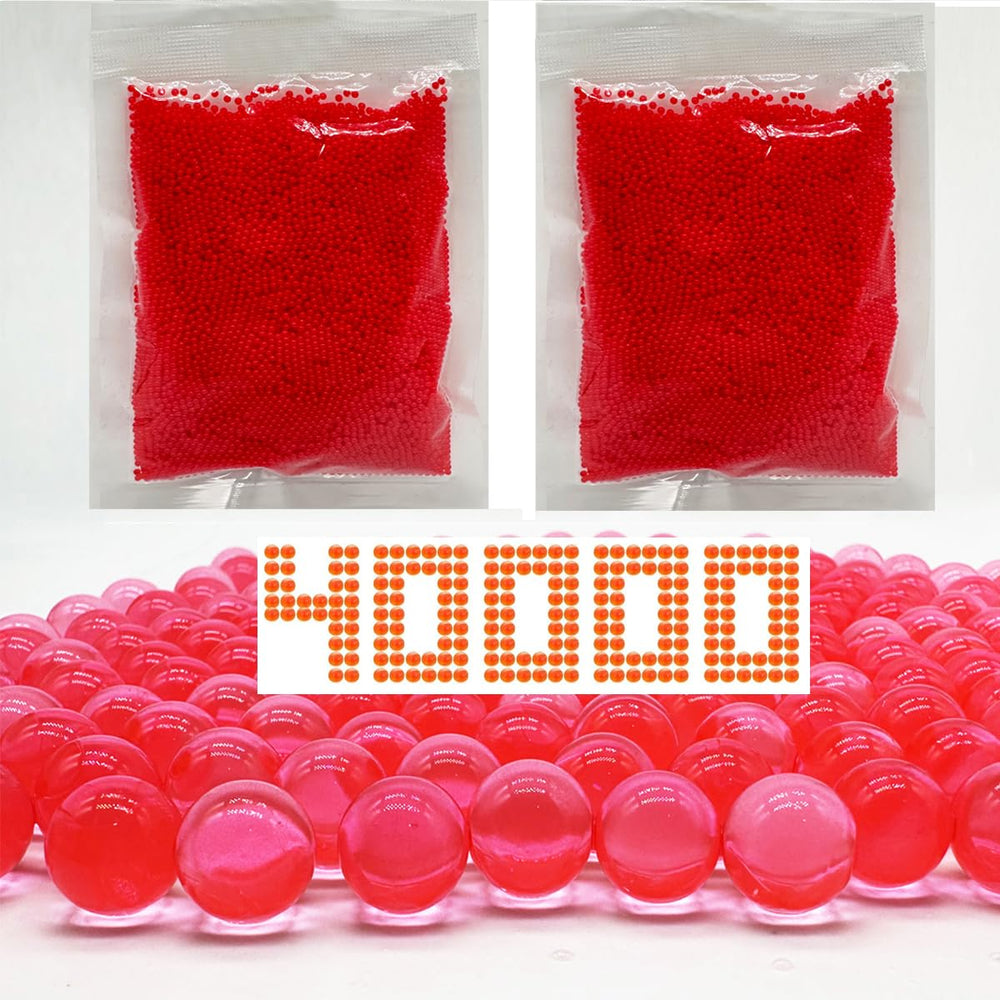 Dortrue gel balls refill pack with 40000 pieces for Orby Blaster, non-toxic and ready to expand