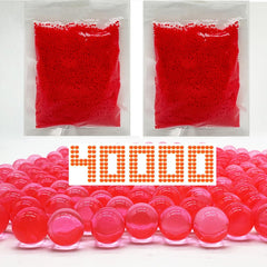 Dortrue gel balls refill pack with 40000 pieces for Orby Blaster, non-toxic and ready to expand