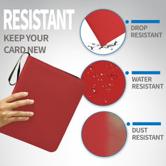 Dosanlues Toploaders Binder portable size for travel and conventions