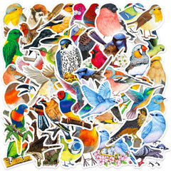 DothRayan birds stickers with varied patterns for indoor and outdoor use.