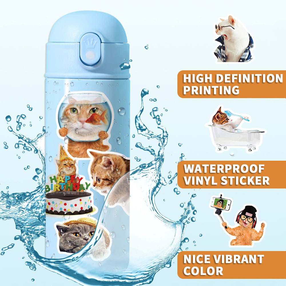 DothRayan cat stickers on skateboard add durable, fun flair