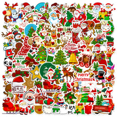 DothRayan Merry Christmas sticker for vibrant envelope decoration and gift tags.