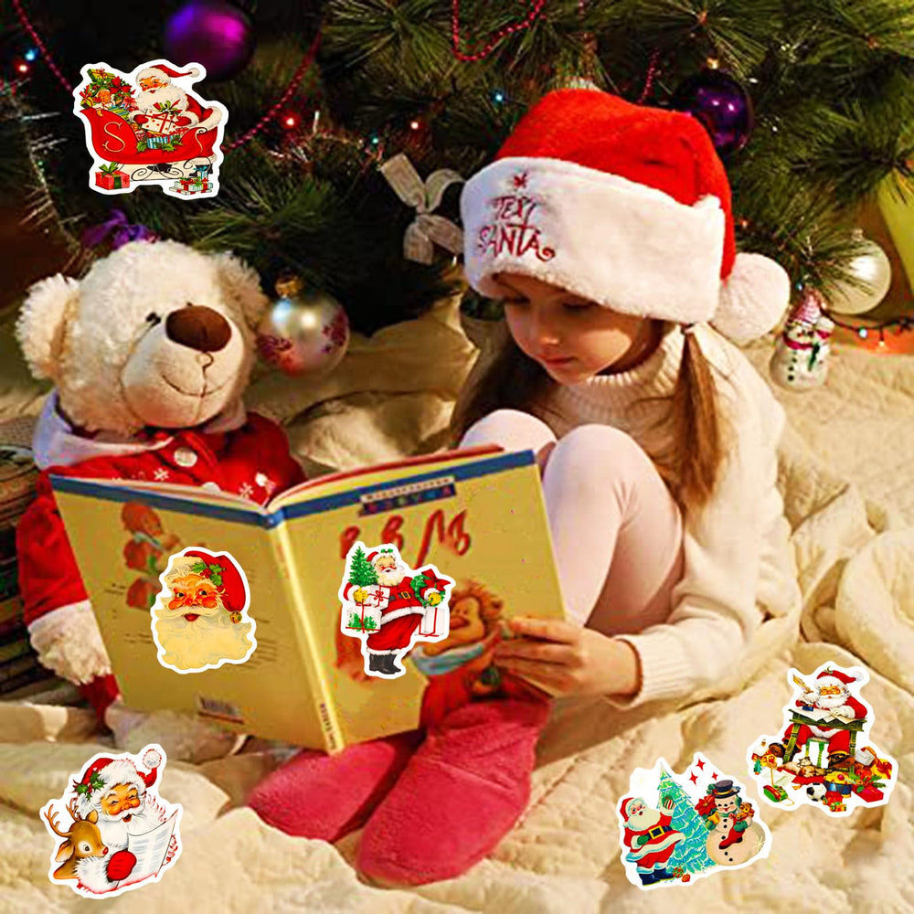 DothRayan holiday hats sticker adds whimsy to planners and notes.