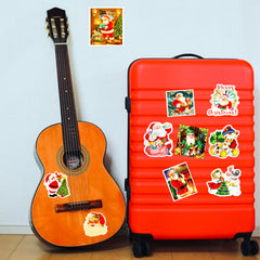 DothRayan laptop sticker personalizes devices with festive art.