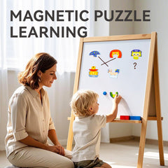 Dotimo wild animal magnetic puzzle hippo promotes pattern matching and play