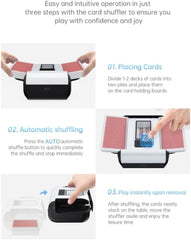 Doubao shuffler uses a low-noise motor for quiet rounds