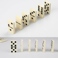 Doublefan domino set ready for 2-4 players at the table.