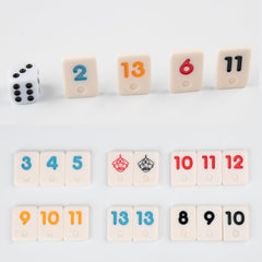 Doublefan Mini Rummy Cube Set box packaging with gift-ready design