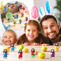 DoubleFill Easter figurines decorate eggs, tables and classrooms beautifully