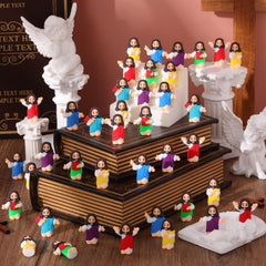 DoubleFill durable rubber Jesus figures with smooth surface for long-lasting keepsakes