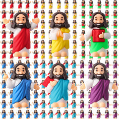 DoubleFill little Jesus figure ready for hide-and-seek game and faith sharing