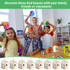 DoubleFill bulk bird houses for valentines crafts and seasonal decor.