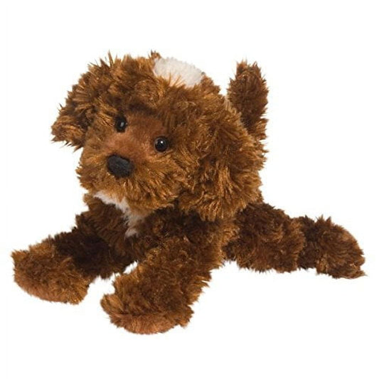 Douglas Bosco chocolate labradoodle plush with soft fur for cozy hugs