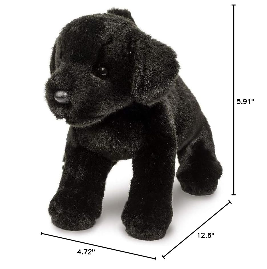Douglas Brewster Black Lab plush play-ready design suits soft toy lovers