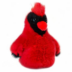 Douglas Carmine Cardinal plush size: six inches long, lightweight companion for kids.