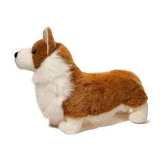 Douglas Chadwick Corgi plush 16in-length ideal for gifting and display.