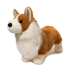 Douglas Chadwick Corgi plush soft materials enable cozy hugs.