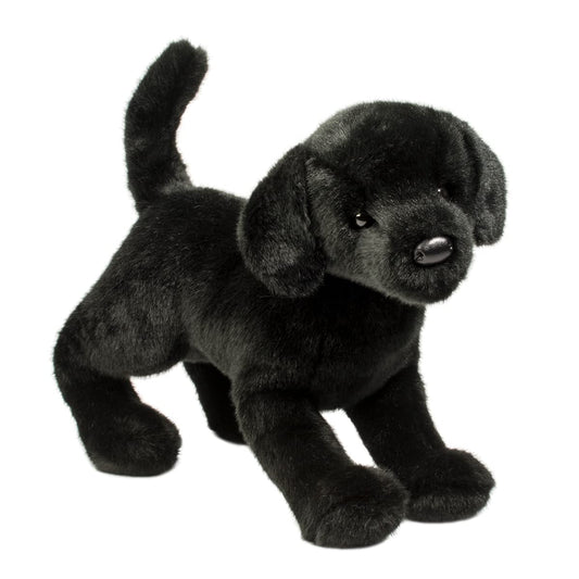Douglas Chester Black Lab plush body: soft, durable cuddle buddy for kids.