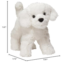 Douglas Dandelion Puff Bichon standing puppy invites interactive play and imaginative fun.