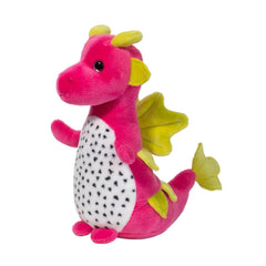 Douglas Dragon Fruit Macaroon plush with yellow-green scales sparks imaginative play.