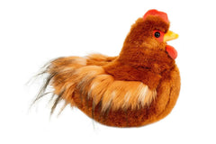Douglas Hectorina Hen plush dimensions 10x7x9 inches, ideal for small hands and gifting