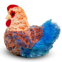 Douglas Henrietta Blue Lace Hen plumage texture showing soft fluffy fabric