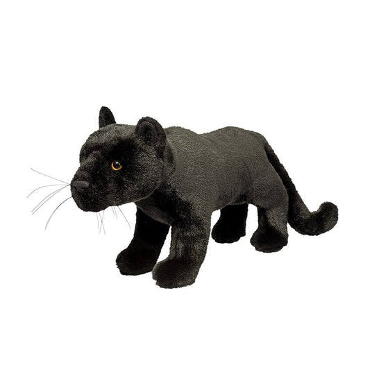 Douglas Jagger Black Panther plush full-body image for display and cuddling.