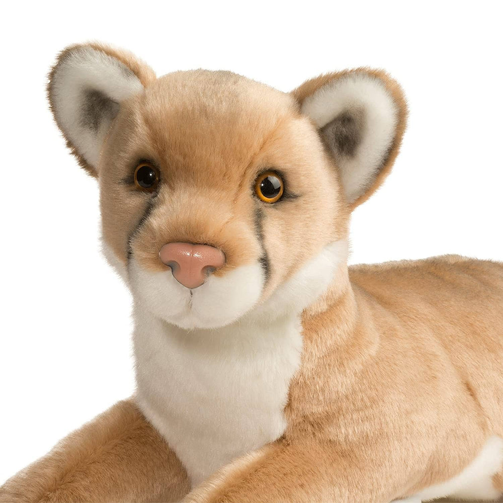 Douglas Kelso Mountain Lion plush fur texture feels ultra-soft for hugs