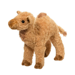 Douglas Lawrence Camel plush headshot showcases lifelike colors for imaginative play.